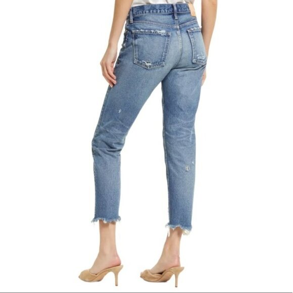 Moussy Merry Distressed Tapered Jeans - Picture 9 of 11